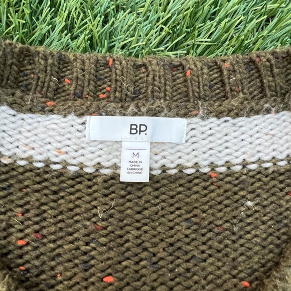 BP Distressed Striped Sweater - Picture 4 of 5